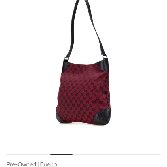 GUCCI PRE-OWENED RED GUCCI LOGO GG 2000-2015 - Picture 4 of 10